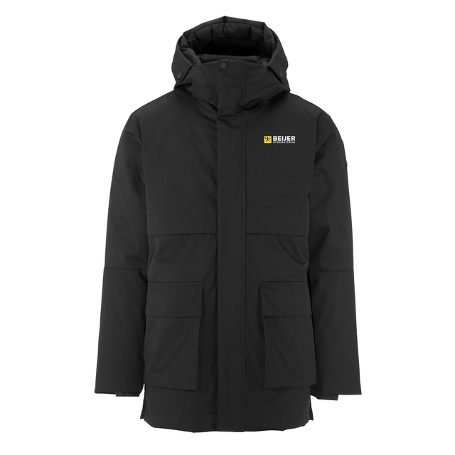 URBAN PADDED PARKA M SVART S PERSONALKLÄDER MED TRYCK | Beijerbygg Byggmaterial